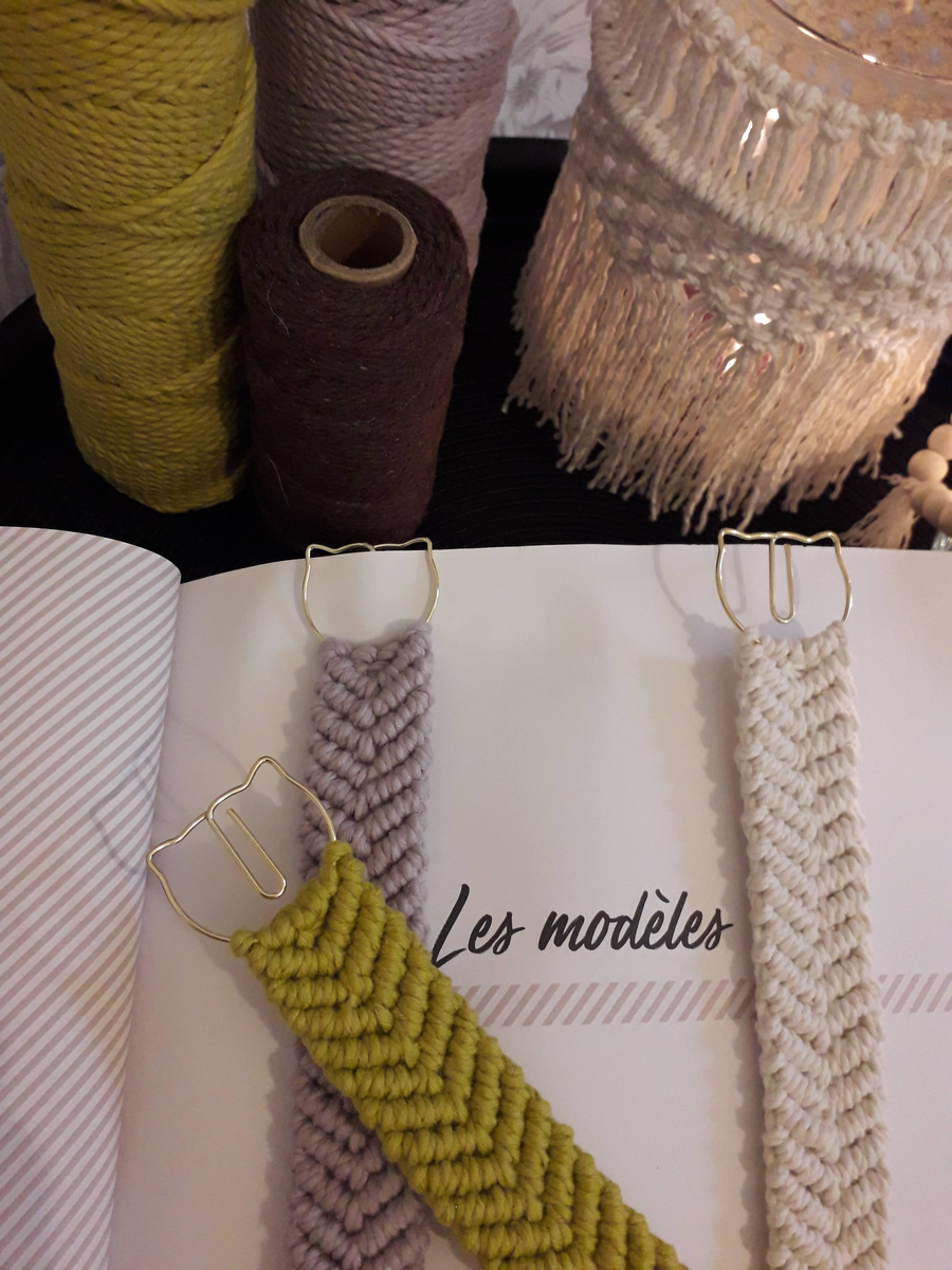 Bricolage : tresse des marque-pages - J'aime lire